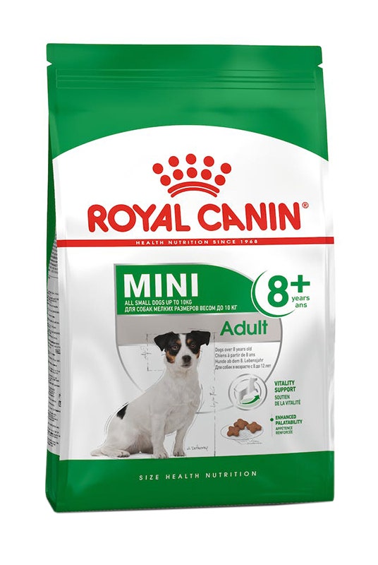 Royal Canin Mini Adult 8+ Cibo Secco Per Cani 8kg