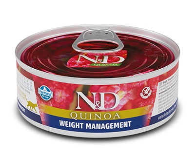 Farmina Natural & Delicious Quinoa Weight Management Per Gatti Adulti 80g