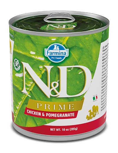 N&D Prime Canine Chicken & Pomegranate Adult Mini Wet Food 285g