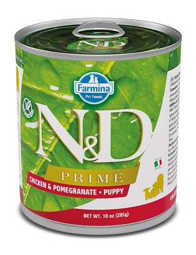 Farmina Natural & Delicious Prime Puppy Con Pollo E Melograno Per Cani Cuccioli 285g