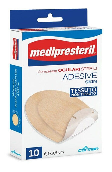 Medipresteril Compresse Oculari Sterili Adesive Skin 10 Pezzi