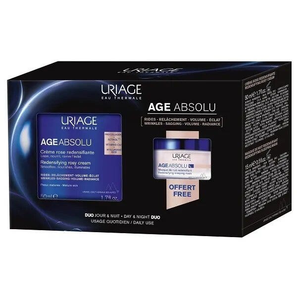 Uriage Cofanetto Age Absolue Crema 50ml + Maschera Notte 15ml