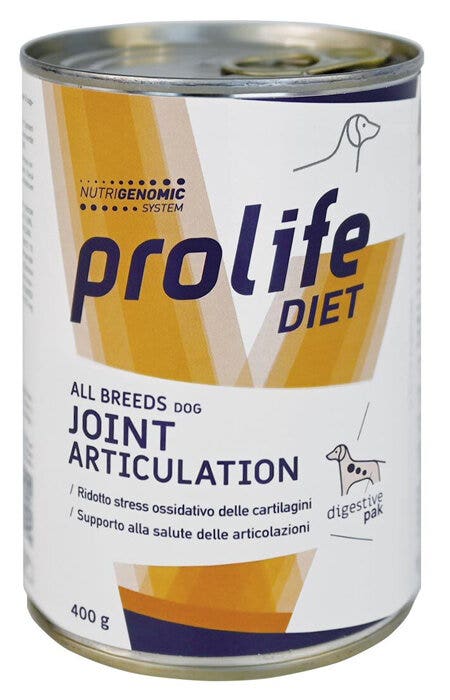 Prolife Dog Diet Wet Joint Articulation Cibo Umido Per Cani Tutte Le Taglie Lattina 400g