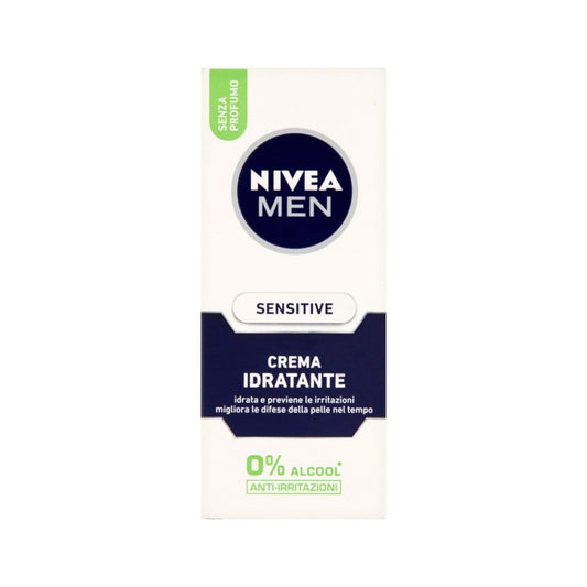 Nivea Men Sensitive Crema Idratante Crema Viso Uomo Lenitiva Per Pelli Sensibili E Delicate 75ml