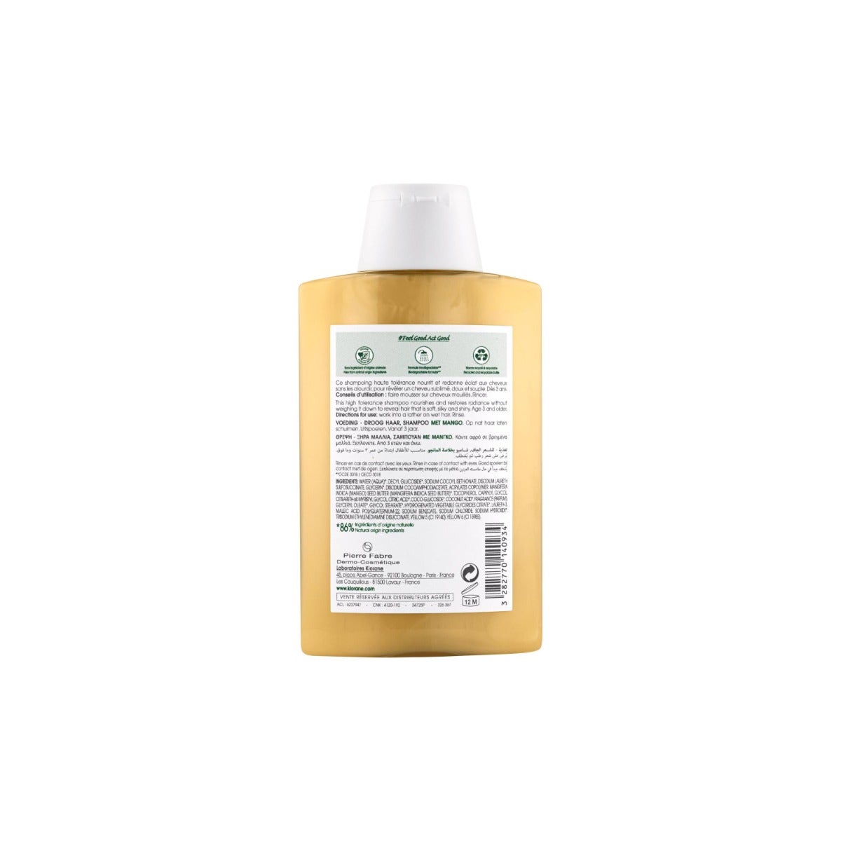 Klorane Shampoo Al Mango 200ml