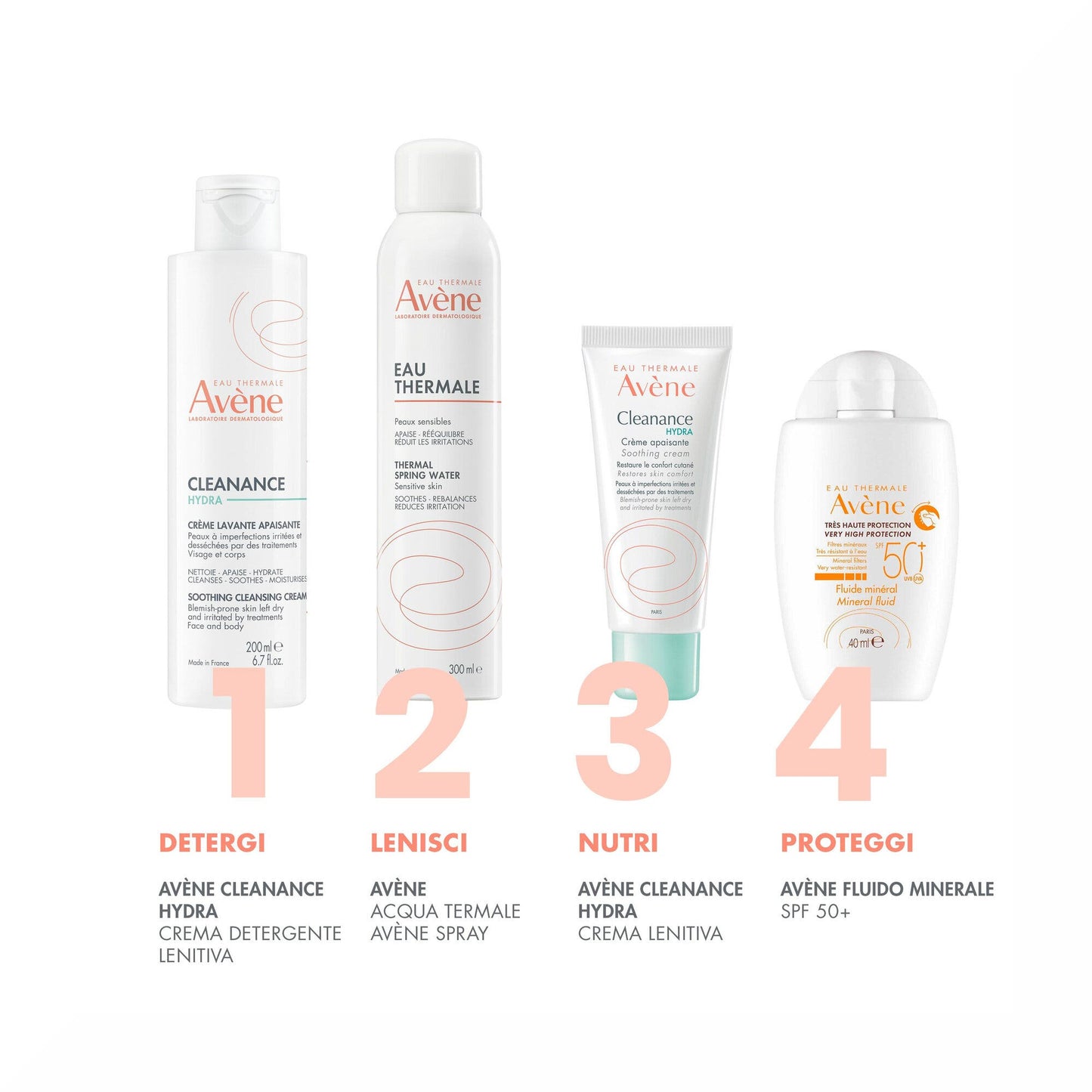 Eau Thermale Avène Cleanance Hydra Crema Detergente Lenitiva 200ml