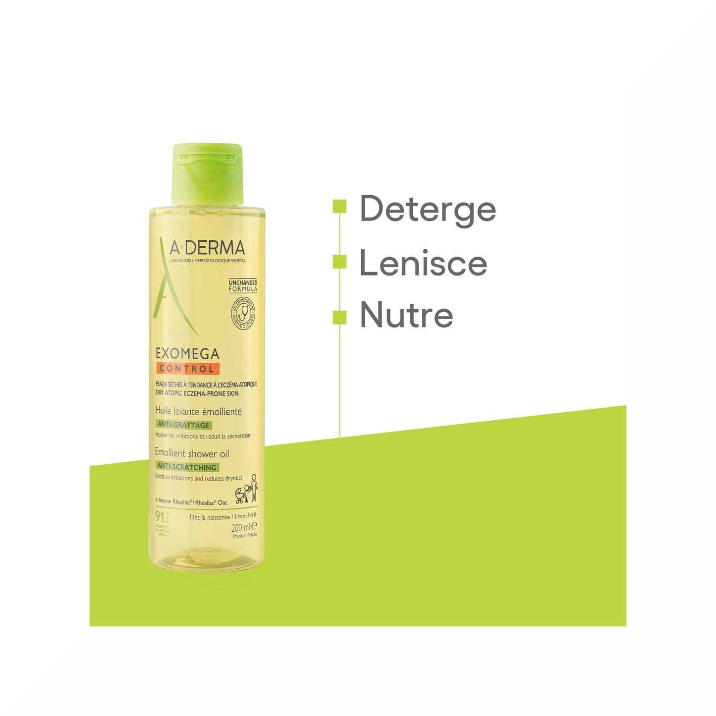 A-Derma Exomega Control Olio Lavante Emolliente 200ml