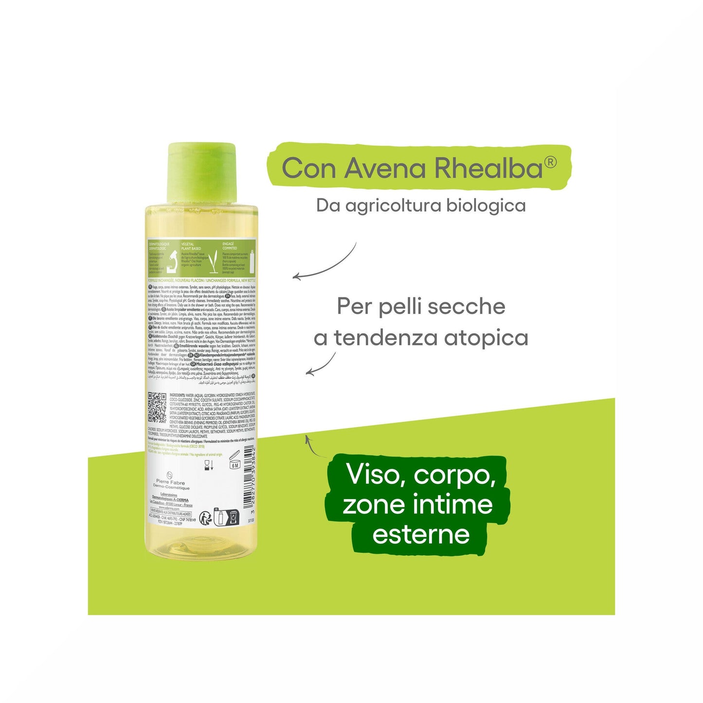 A-Derma Exomega Control Olio Lavante Emolliente 200ml