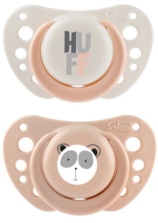 Chicco Succhietto Air Rosa Silicone 2-6 Mesi 2 Pezzi