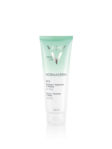 Vichy Normaderm 3 in 1 Esfoliante + Crema Detergente + Maschera 125 ml