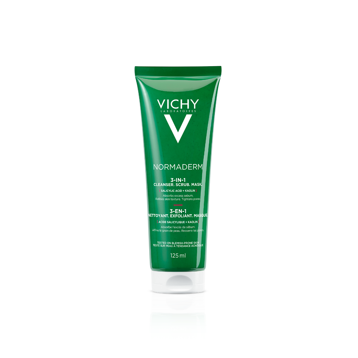 Vichy Normaderm 3 in 1 Esfoliante + Crema Detergente + Maschera 125 ml