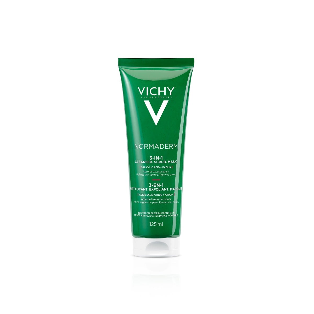 Vichy Normaderm 3 in 1 Esfoliante + Crema Detergente + Maschera 125 ml