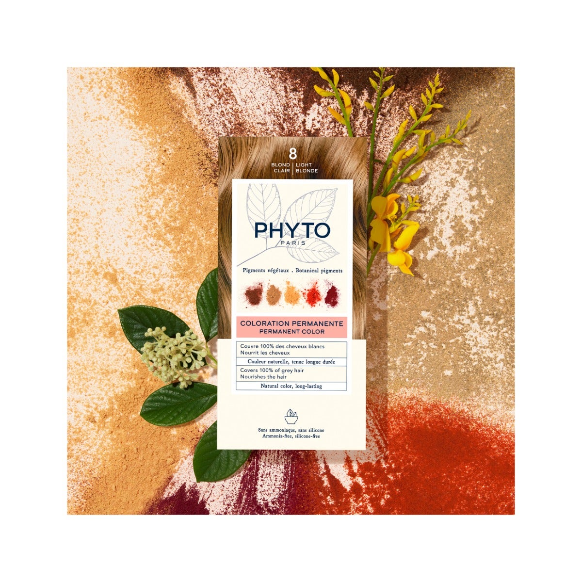 Phyto Phytocolor 8 Biondo Chiaro Colorazione Permanente Per Capelli
