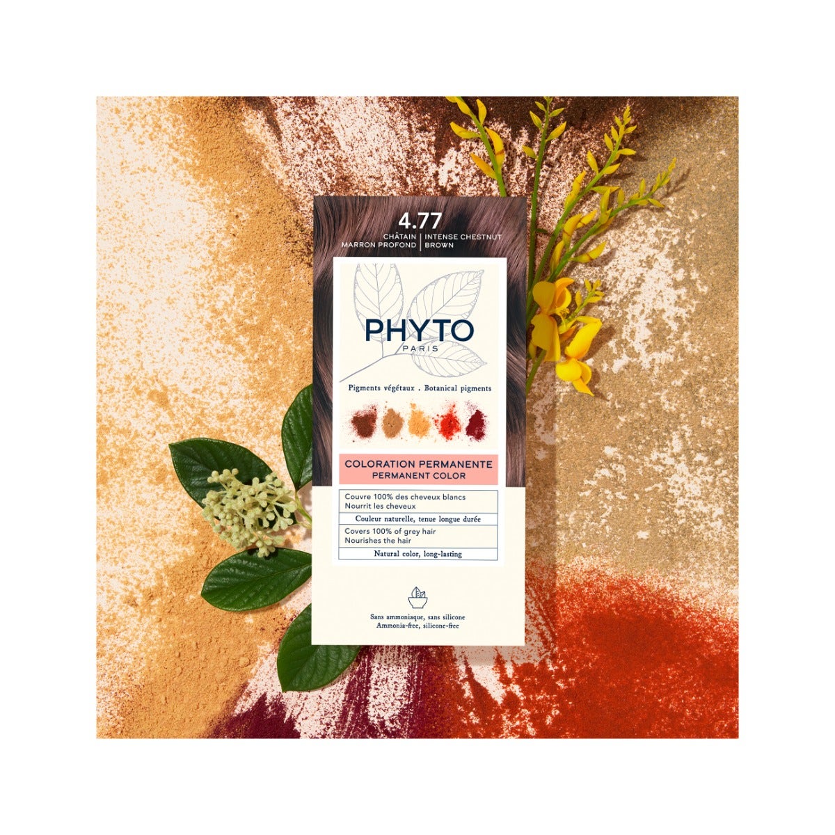 Phyto Phytocolor 4.77 Castano Marrone Intenso Colorazione Permanente Per Capelli