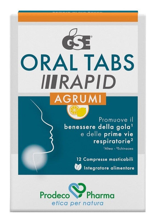 GSE Oral Tabs Rapid Agrumi 12 Compresse