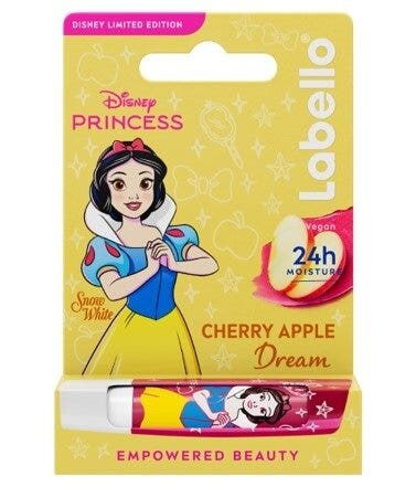 Labello Disney Princess Limited Edition Biancaneve Balsamo Labbra Colorato Burrocacao Aroma Ciliegia 4.8g