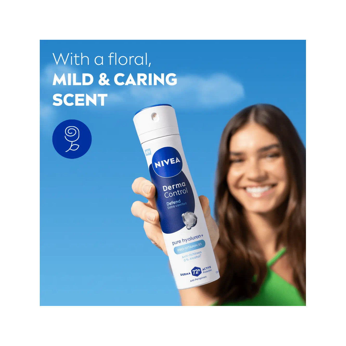 Nivea Derma Control Defend Extra Comfort Deodorante Antitraspirante Spray 72H 150ml