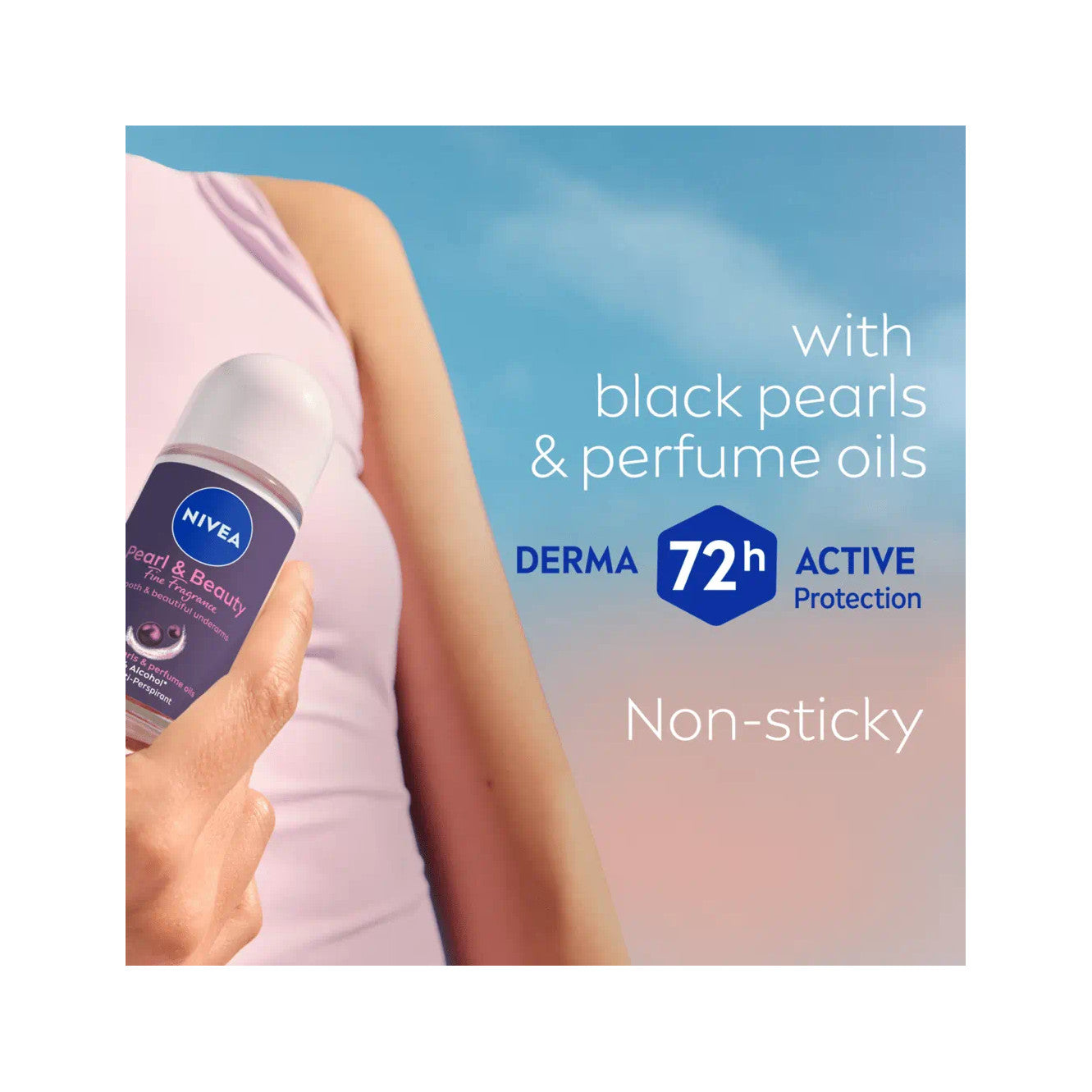 Nivea Pearl&Beauty Deodorante Antitraspirante Roll-On 72H 50ml