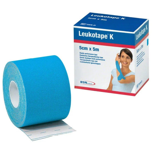 Leukotape K Actimove Benda Adesiva Taping Fisioterapico 5cmx5m Blu Rotolo