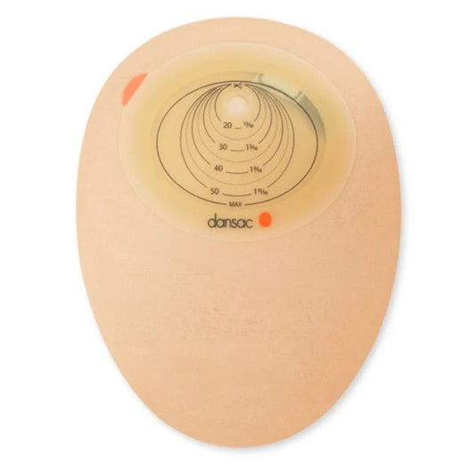 Dansac NovaLife 1 Sacca Monopezzo Aperta Per Colostomia Opaca Midi 70mm 10-55