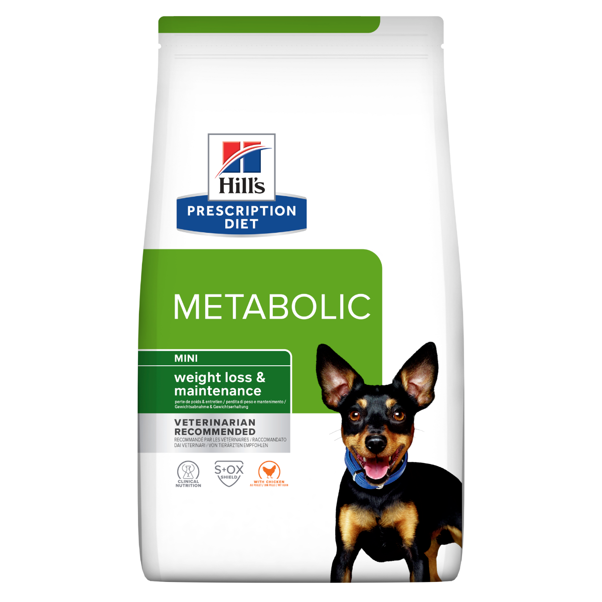 Hill's Prescription Diet Metabolic Crocchette Al Pollo Per Cani Taglia Mini Sacco 6kg