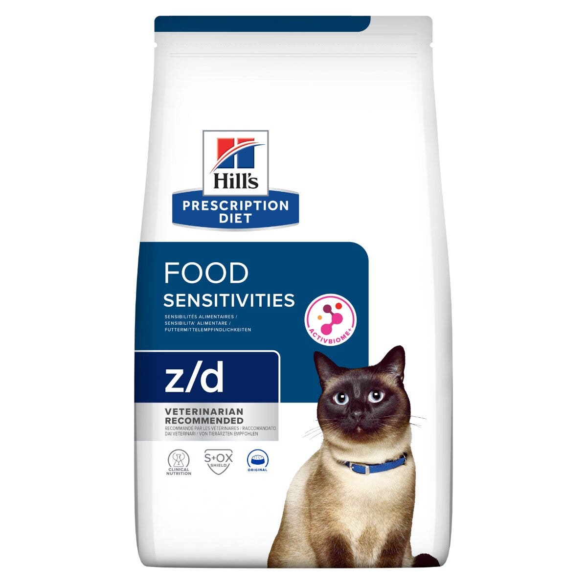 Hill's Prescription Diet Z/D Food Sensitivities Crocchette Per Gatti Sacco 6kg