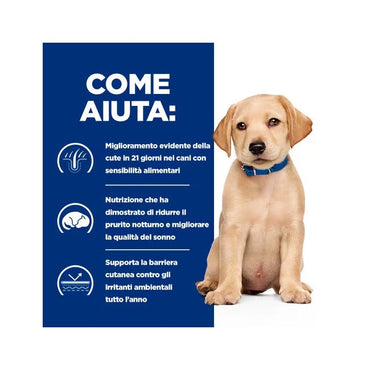 Hill's Prescription Diet Derm Complete Puppy Crocchette Per Cuccioli Sacco 1,5Kg
