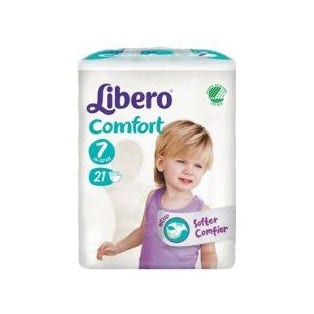 Libero Comfort 7 Pannolino Bambino 16-26kg 21 Pezzi