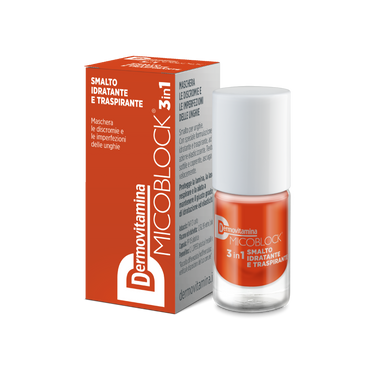 Dermovitamina Micoblock 3 In 1 Smalto Arancio Scuro 5ml