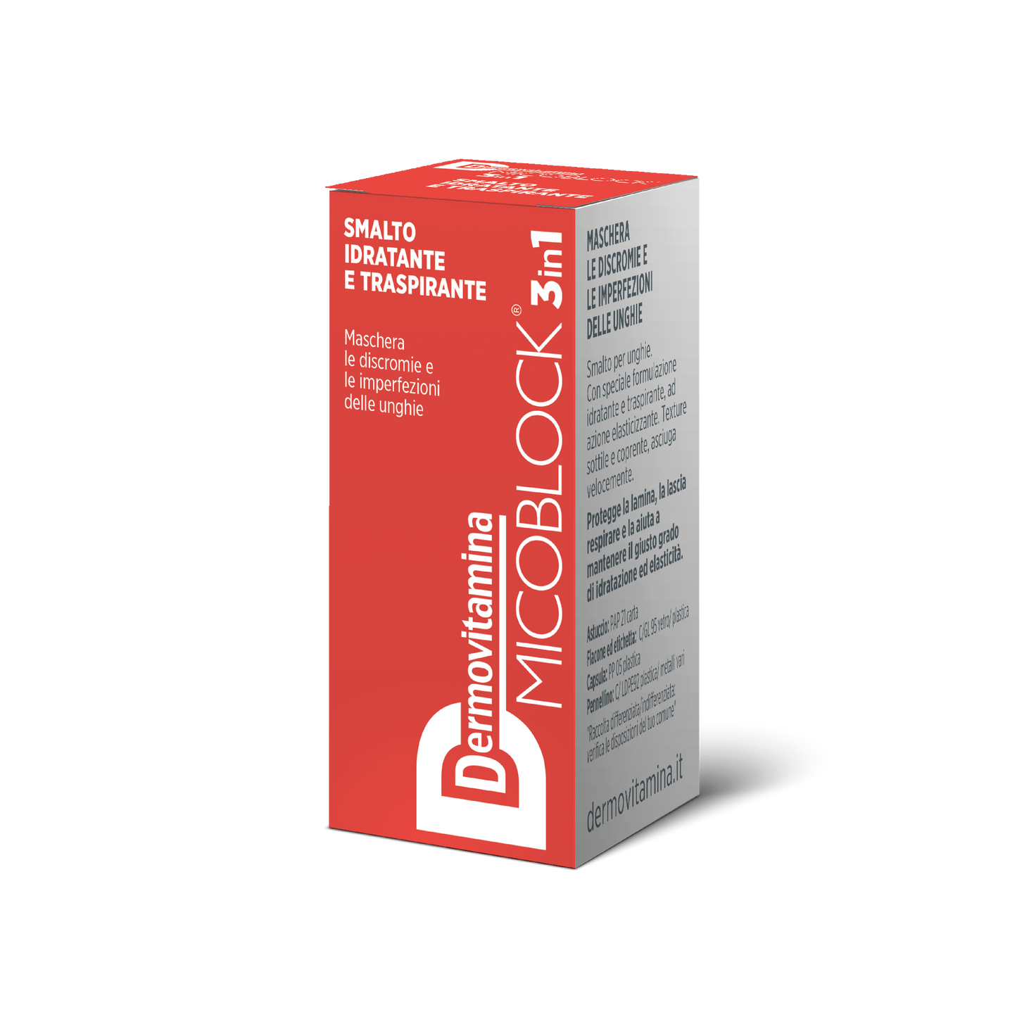 Dermovitamina Micoblock 3 In 1 Smalto Arancio Brillante 5ml