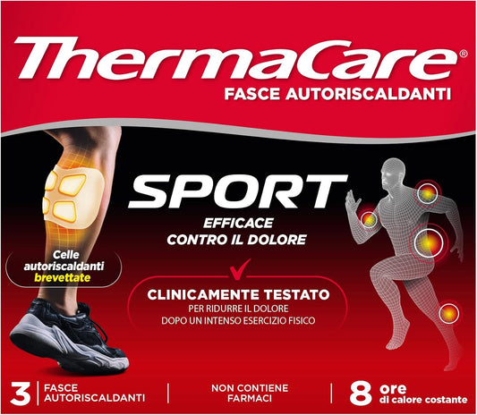 Cerotto Thermacare Sport 8 Ore 3 Pezzi
