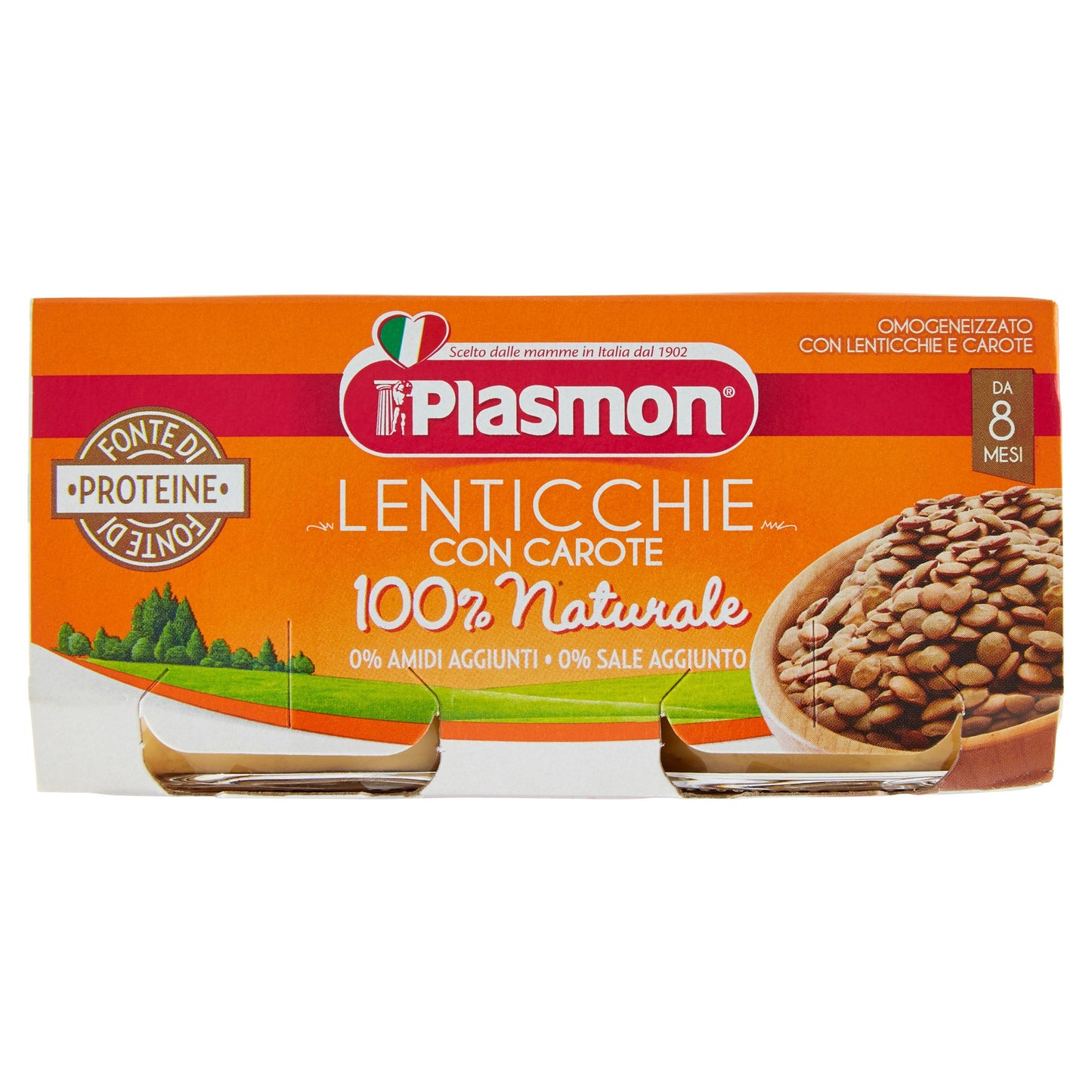 Plasmon Omog Lenticchie 2x80g