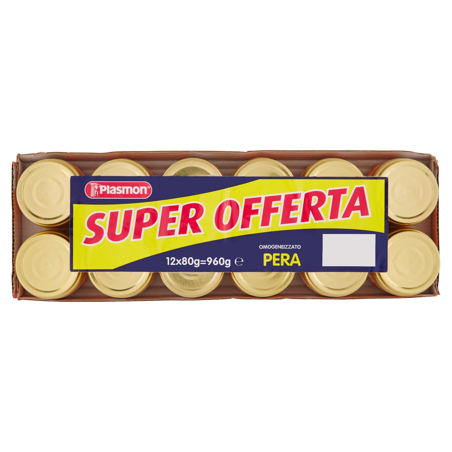 Plasmon Omogeneizzato Pera 12x80g 4 Mesi+