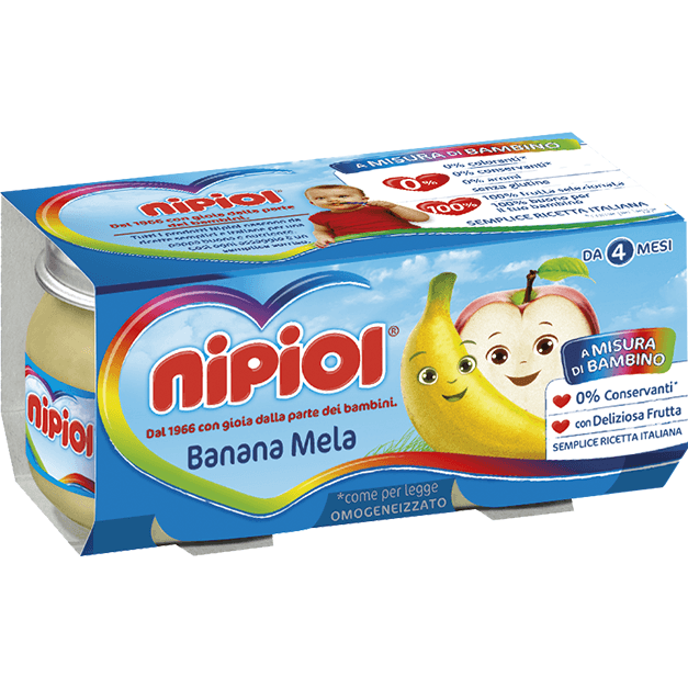 Nipiol Omog Banana 2x80g