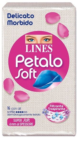 Lines Petalo Soft Assorbenti Con Ali 16 Pezzi