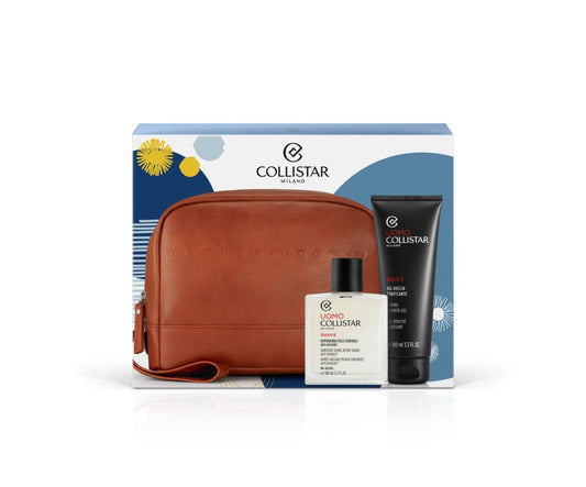 Collistar Cofanetto Uomo Dopobarba 100ml + Gel Doccia 100ml + Travel-Bag The Bridge
