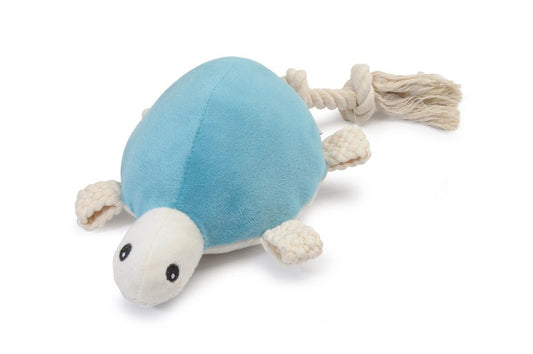 Camon Gioco Per Cani Peluche Tartaruga Con Squeaker E Corda