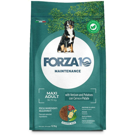 Forza10 Mantenance Crocchette Cervo E Patate Per Cani Adulti 12kg