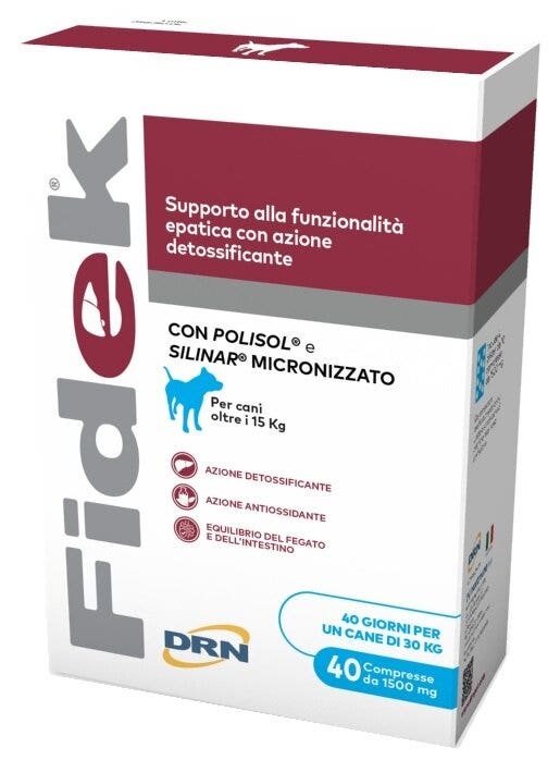 Drn Fidek Mangime Complementare Per Cani Oltre i 15kg 40 Compresse 1,5g