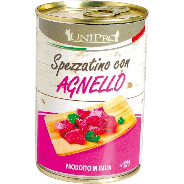 Unipro Spezzatino Con Agnello Cibo Umido Per Cani Adulti Barattolo 400g