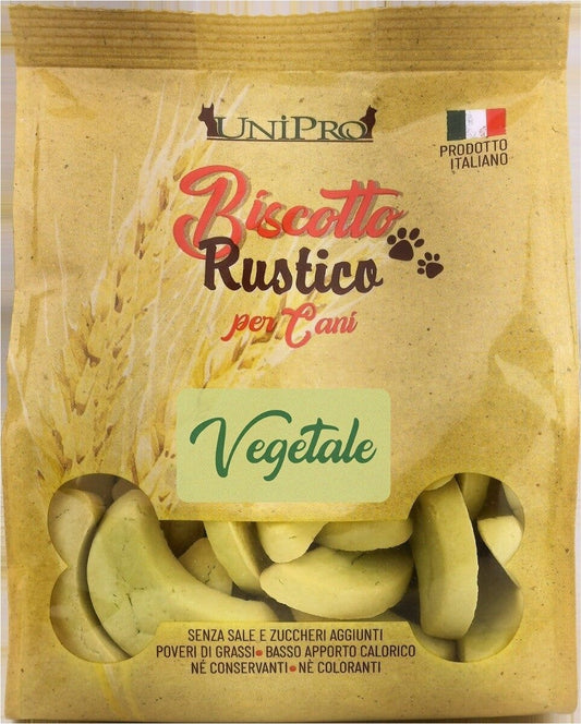 Unipro Biscotto Rustico Vegetale Alimento Complementare Per Cani 300g