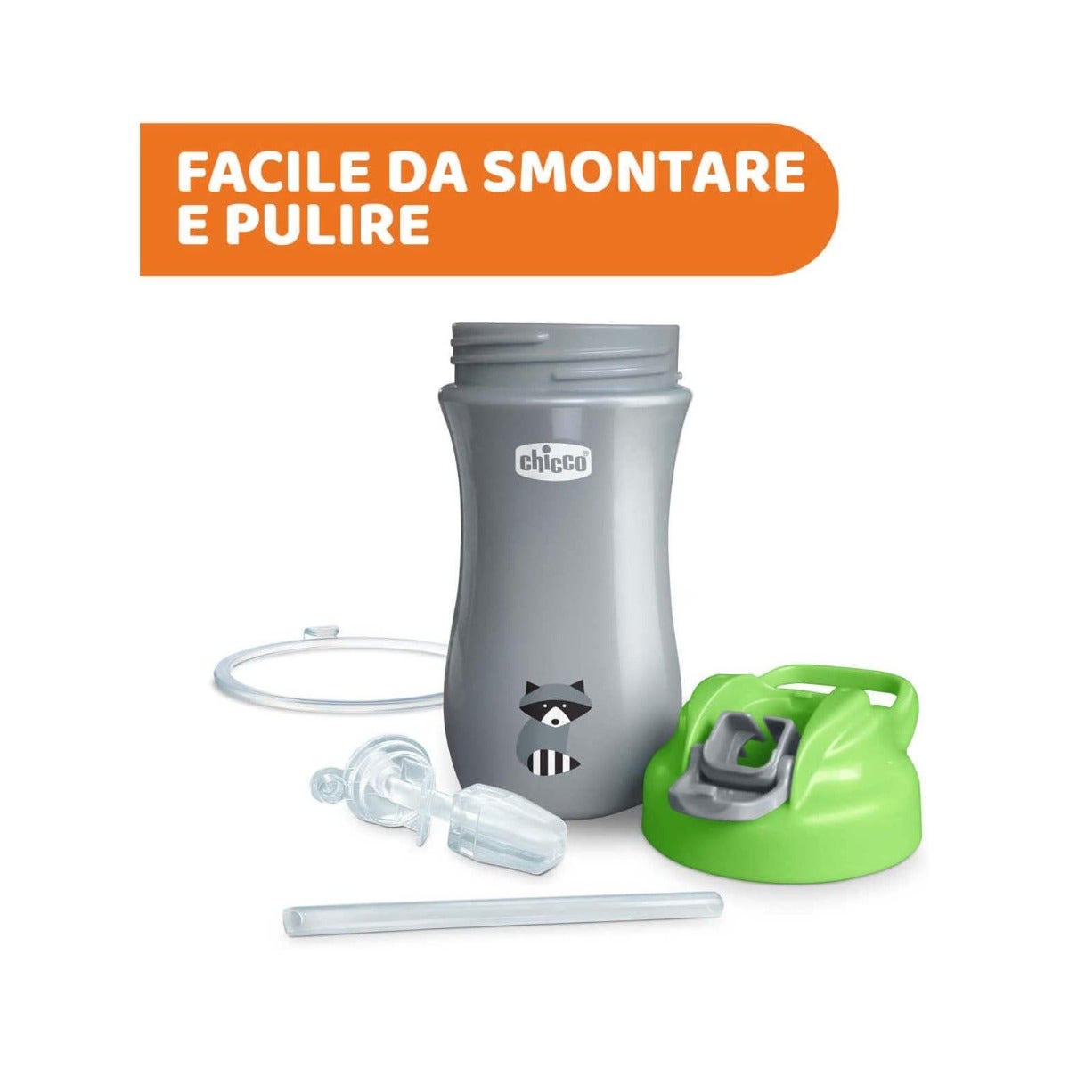Chicco Tazza Pop Up Azzurra 2Anni+