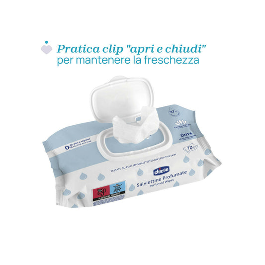 Chicco Salviettine Profumate 72 Pezzi