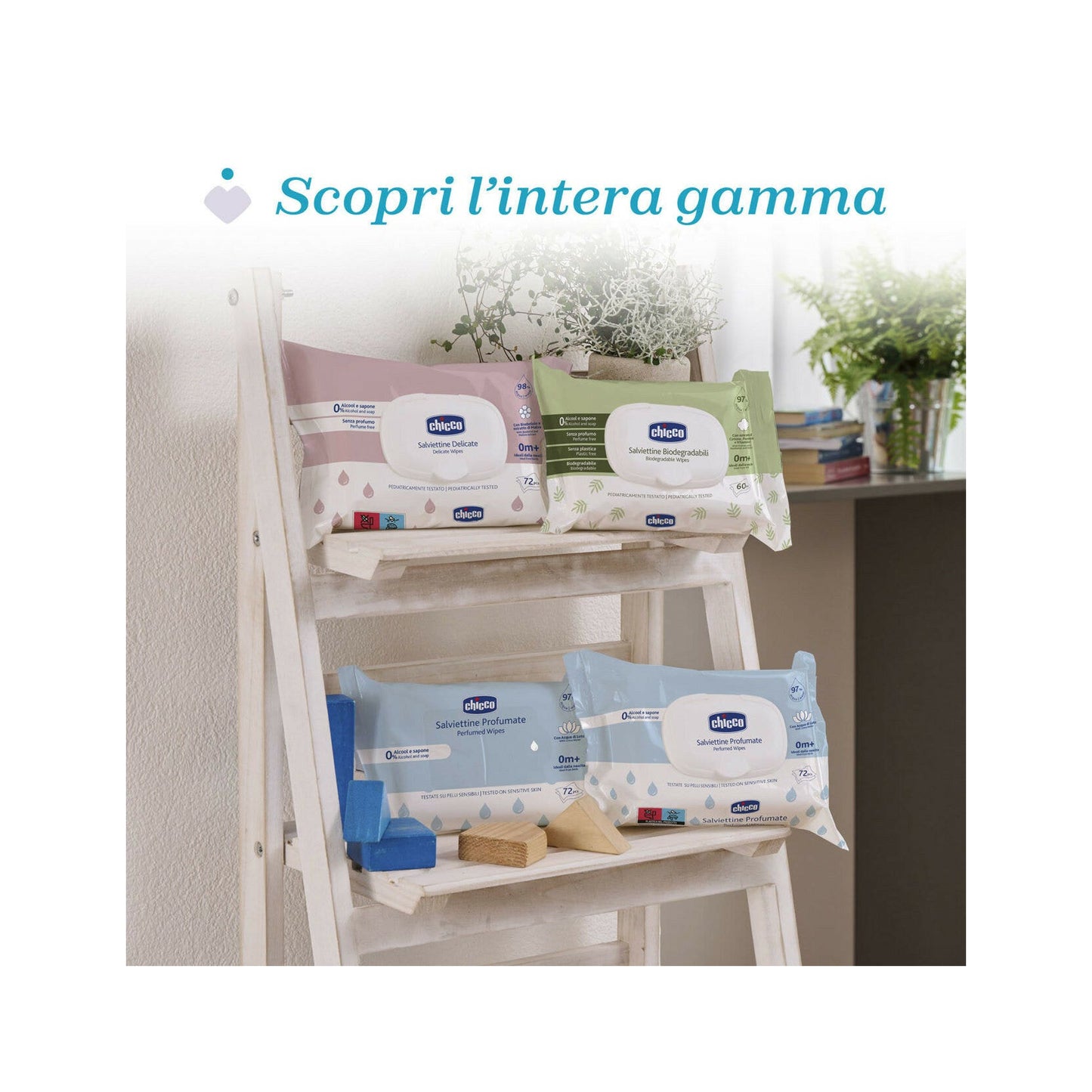 Chicco Salviettine Delicate 72 Pezzi