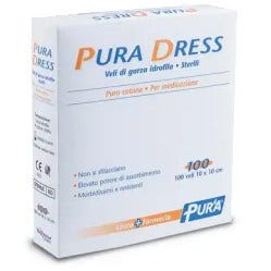 Garza Idrofila Pura Dress 10X10Cm 100 Pezzi