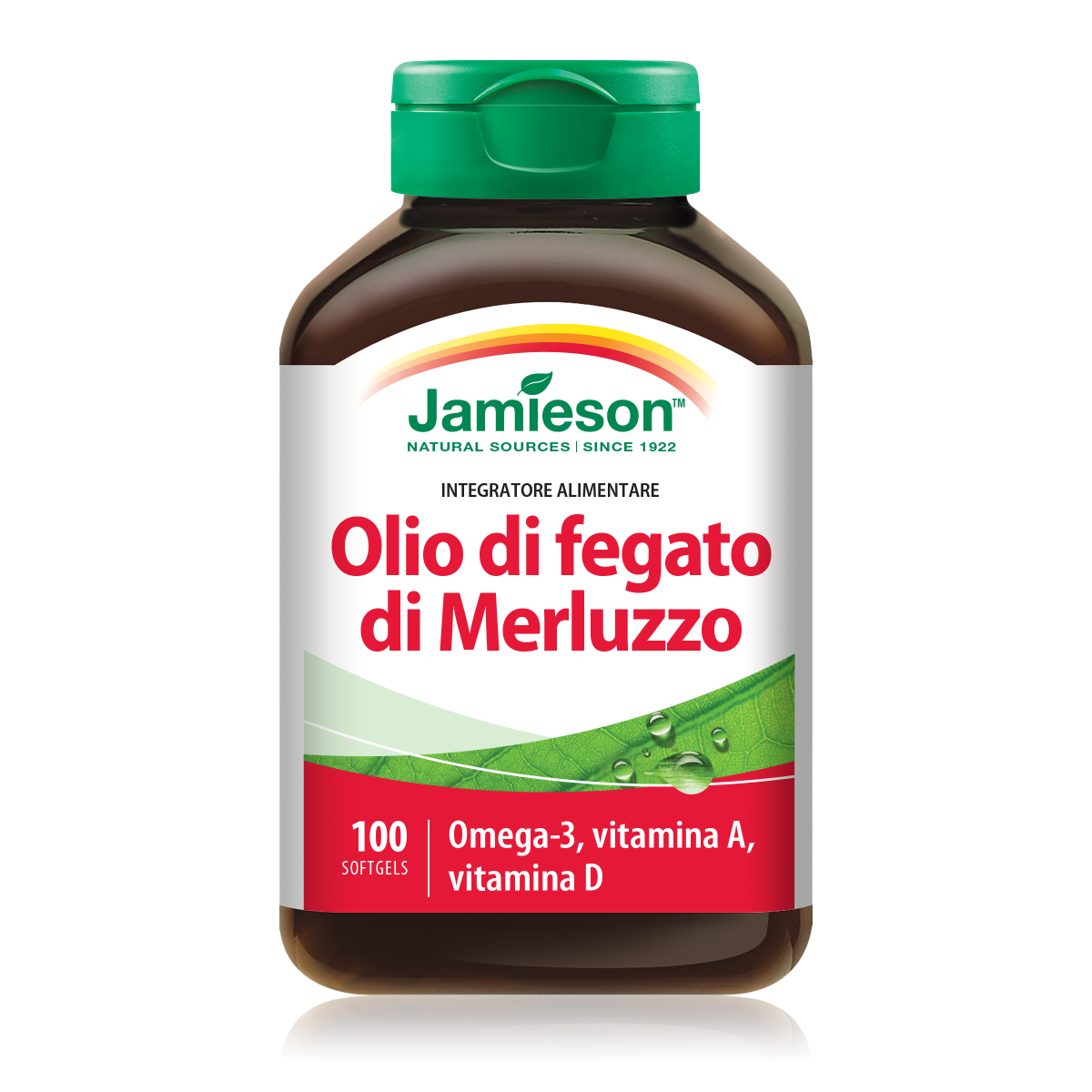 Jamieson Olio Di fegato Di Merluzzo 100 Perle