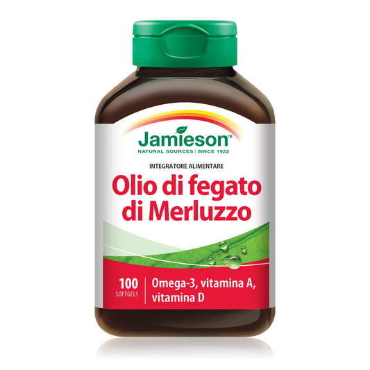 Jamieson Olio Di fegato Di Merluzzo 100 Perle