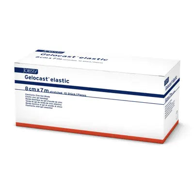 Gelocast Benda Elastica Ossido di Zinco m 7x8cm 10 Pezzi