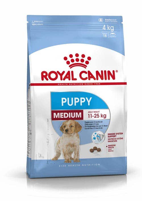 Royal Canin Crocchette Per Cuccioli Taglia Media Sacco 4kg