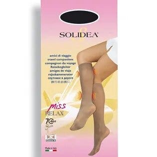 Solidea Gambaletto Miss Relax 70 Sheer Nero Tg 1S